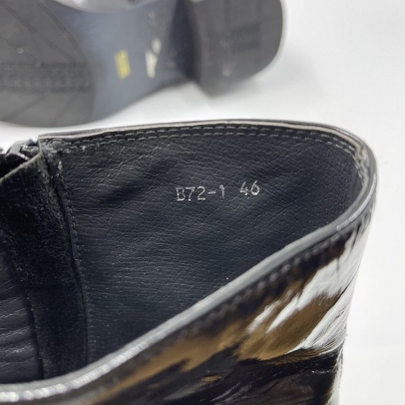 Martello Black Leather Vintage Mens Boots B72-1 Size 46 EU 12 US 11 UK - Picture 9 of 10